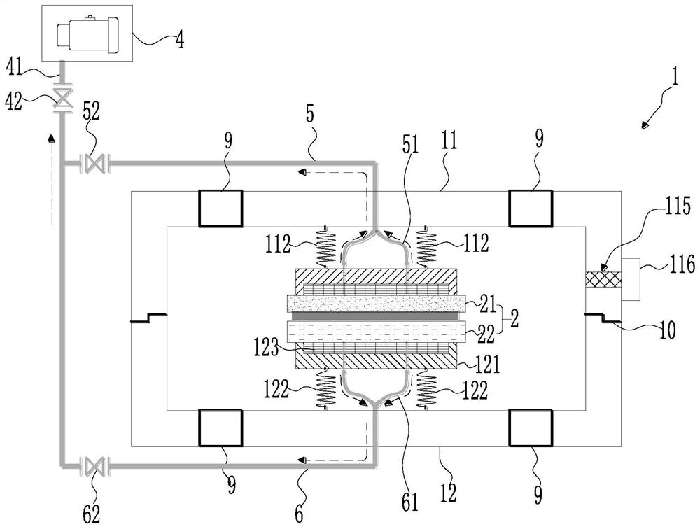 Device and method for separating cover glass and display module from each other