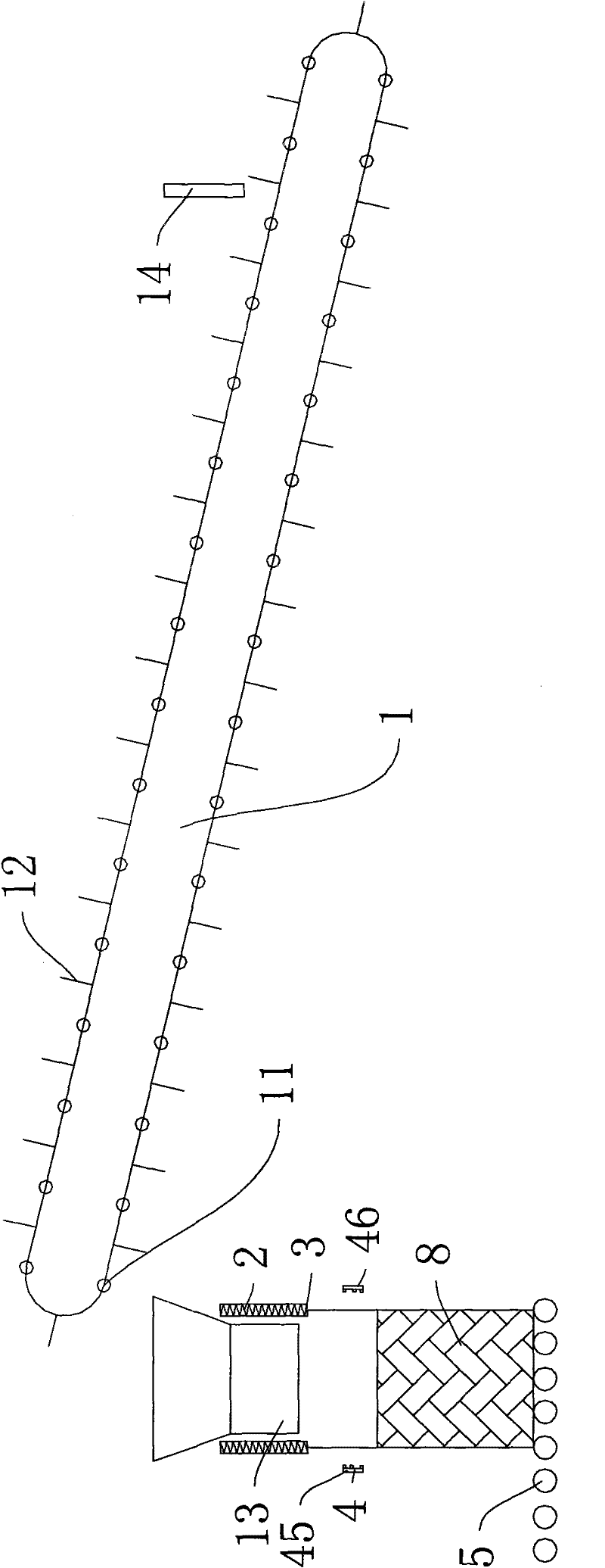 Packaging method and equipment of wood chip splinters