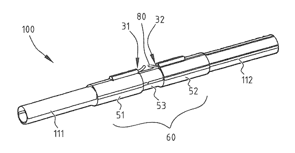 Optical fiber cable installation in a pressure sewerage