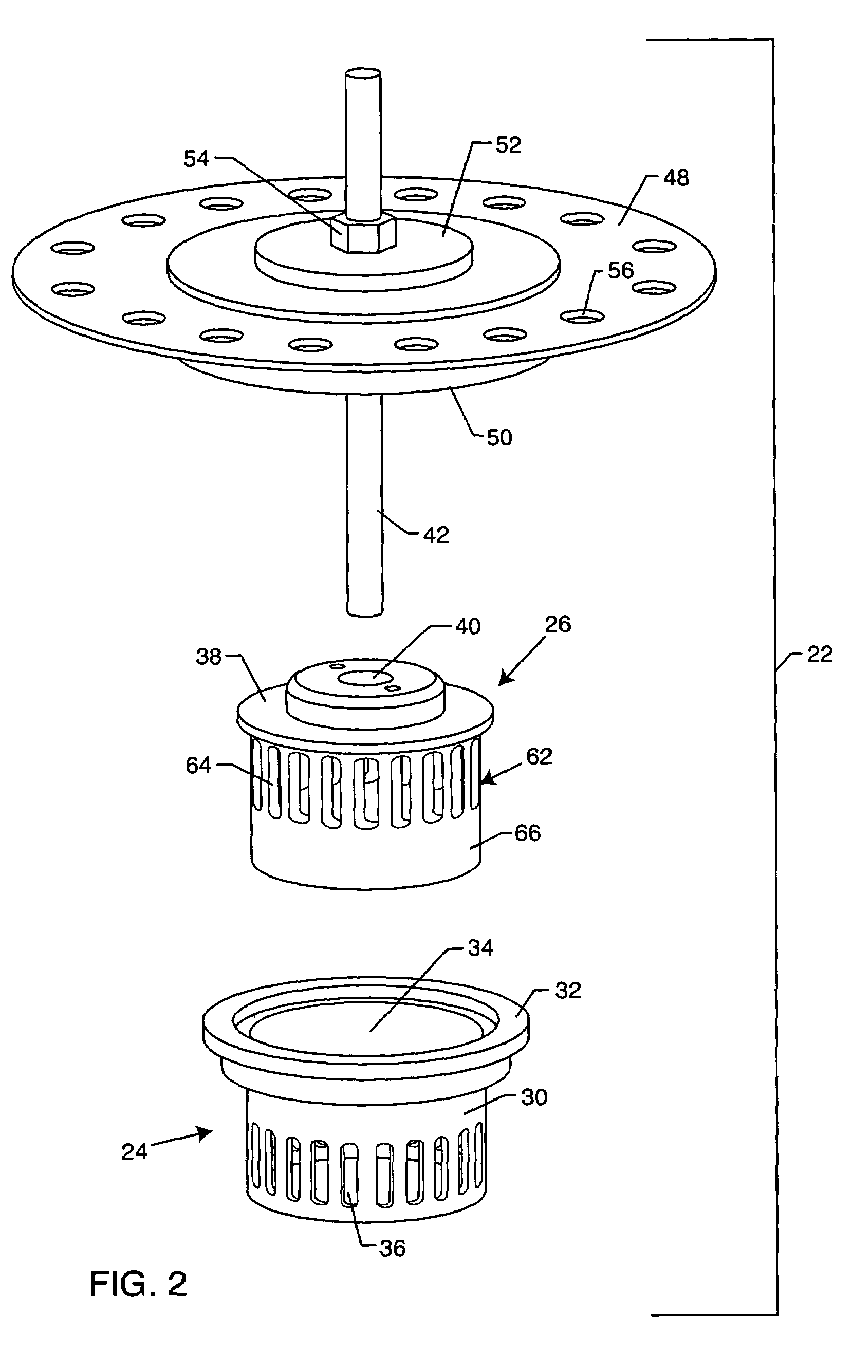 Anti-cavitation valve assembly