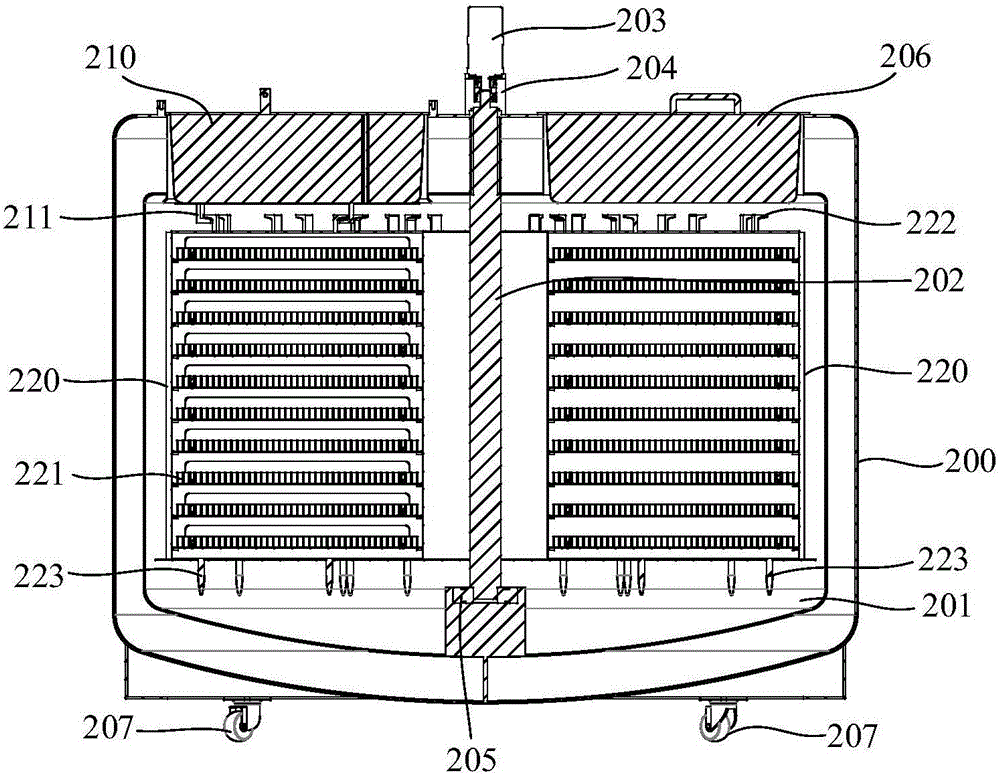 Cryogenic vial storing and fetching device