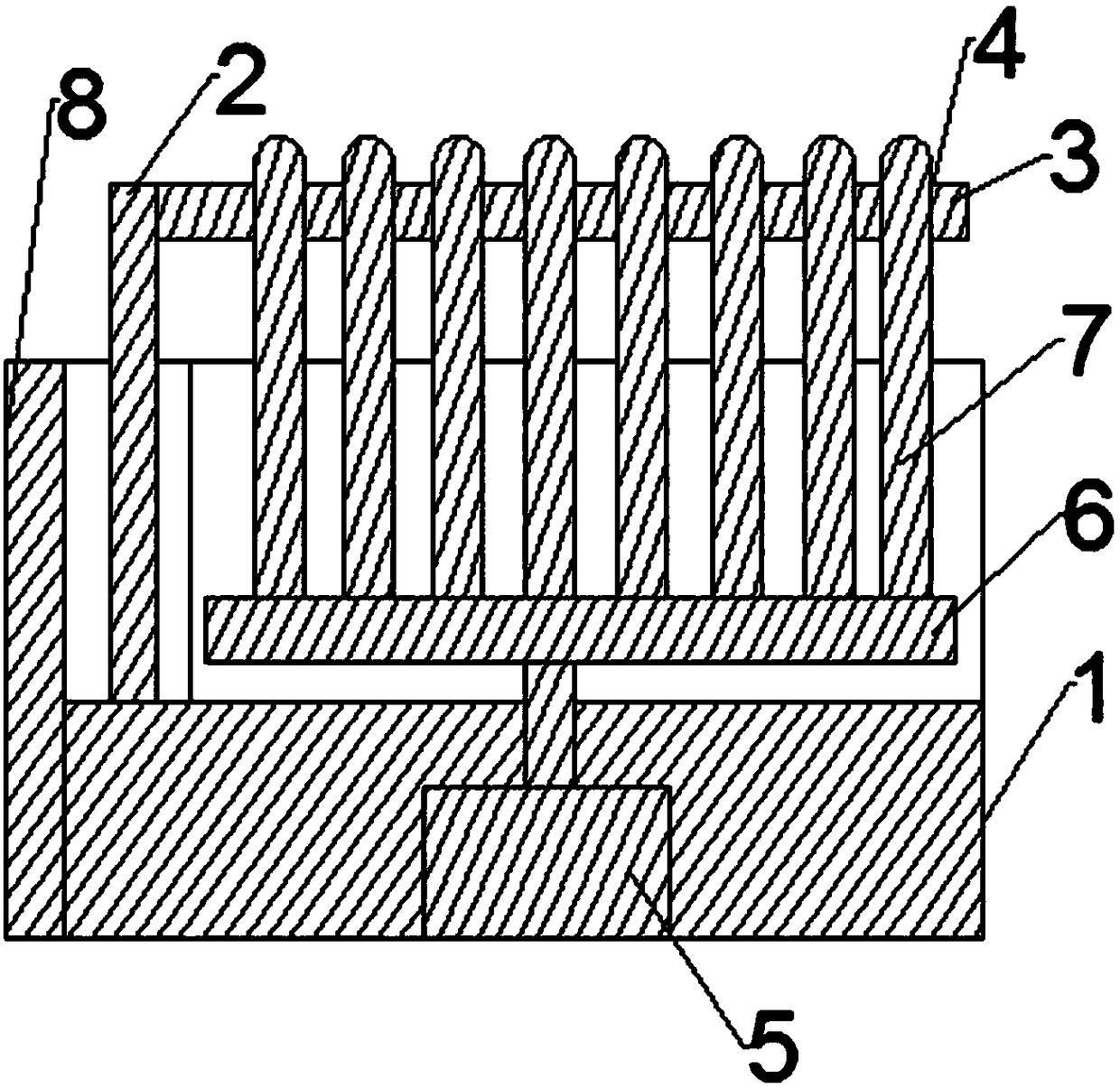 Device for massaging foot bottoms