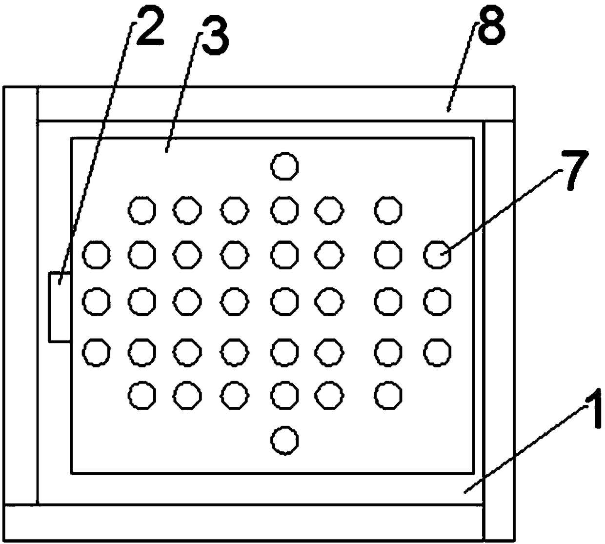 Device for massaging foot bottoms