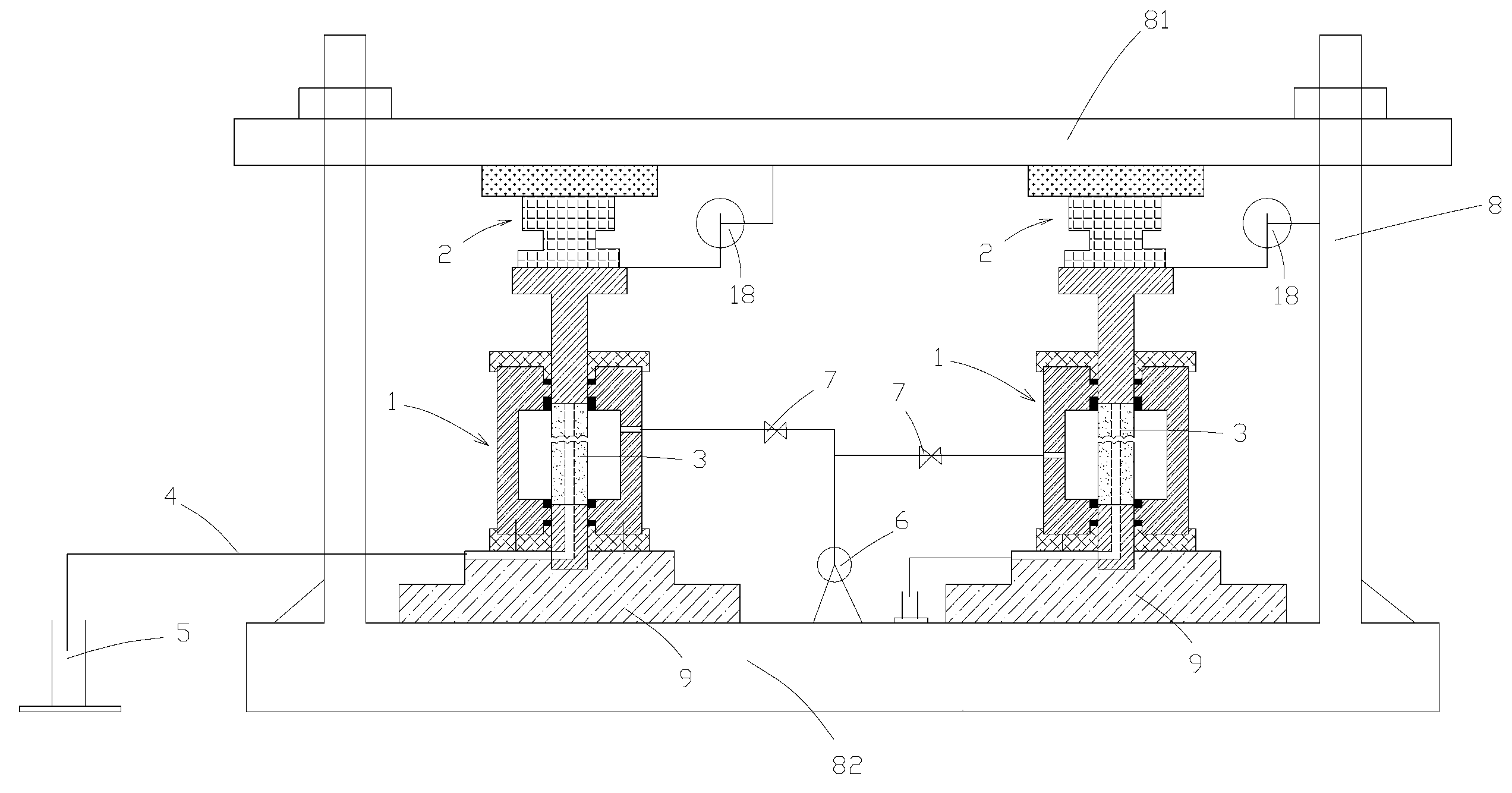 Toroidal fissured rock sample, MHC coupled seepage experimental device of sample and use method of device