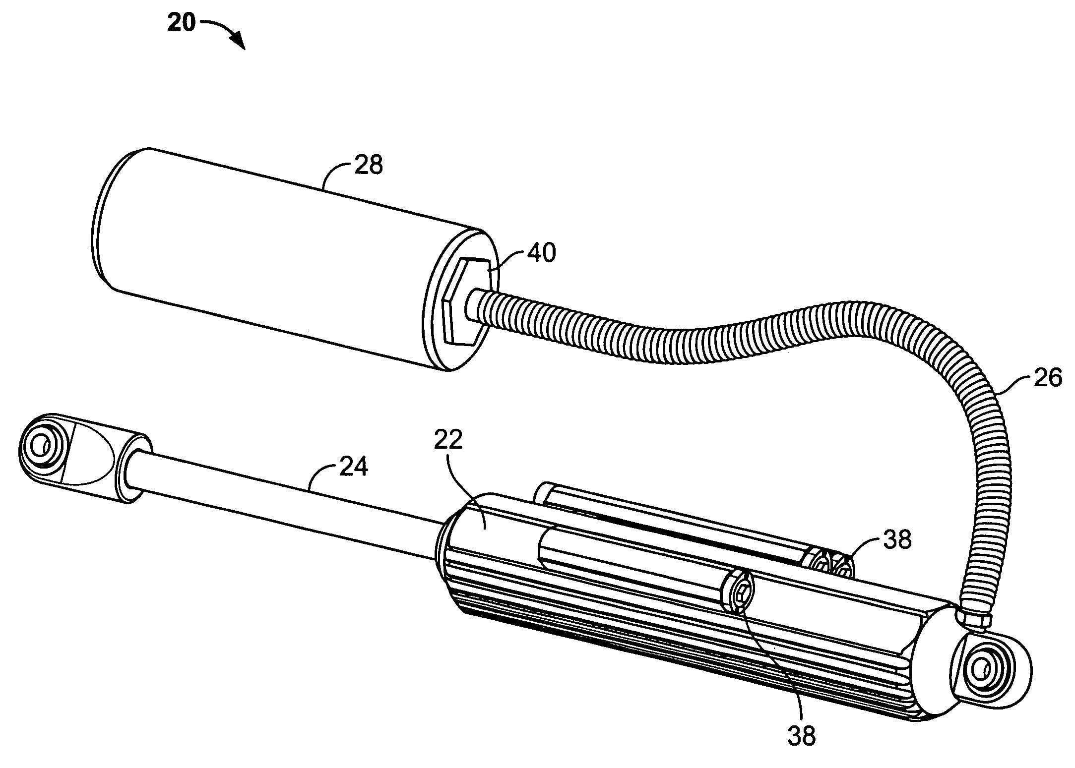 Fluid flow regulation of a vehicle shock absorber/damper