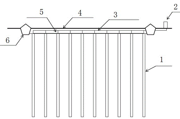 A foundation treatment method of permeable pile combined with vacuum preloading