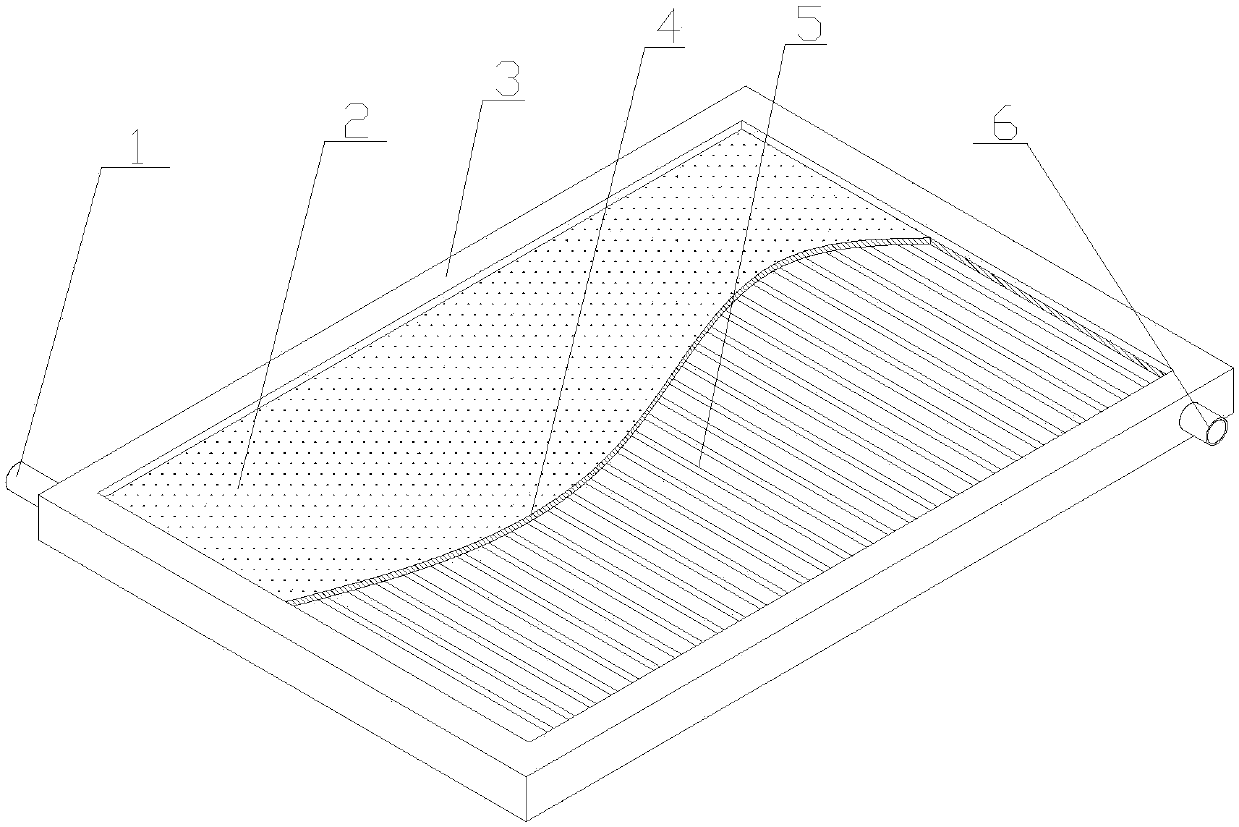 Anticorrosion surface coating for flat-plate solar collector and preparation technology thereof