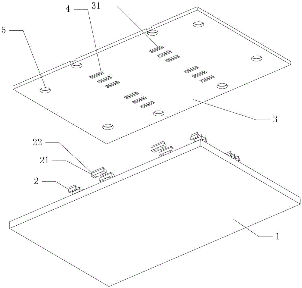 A side panel of an electrical cabinet