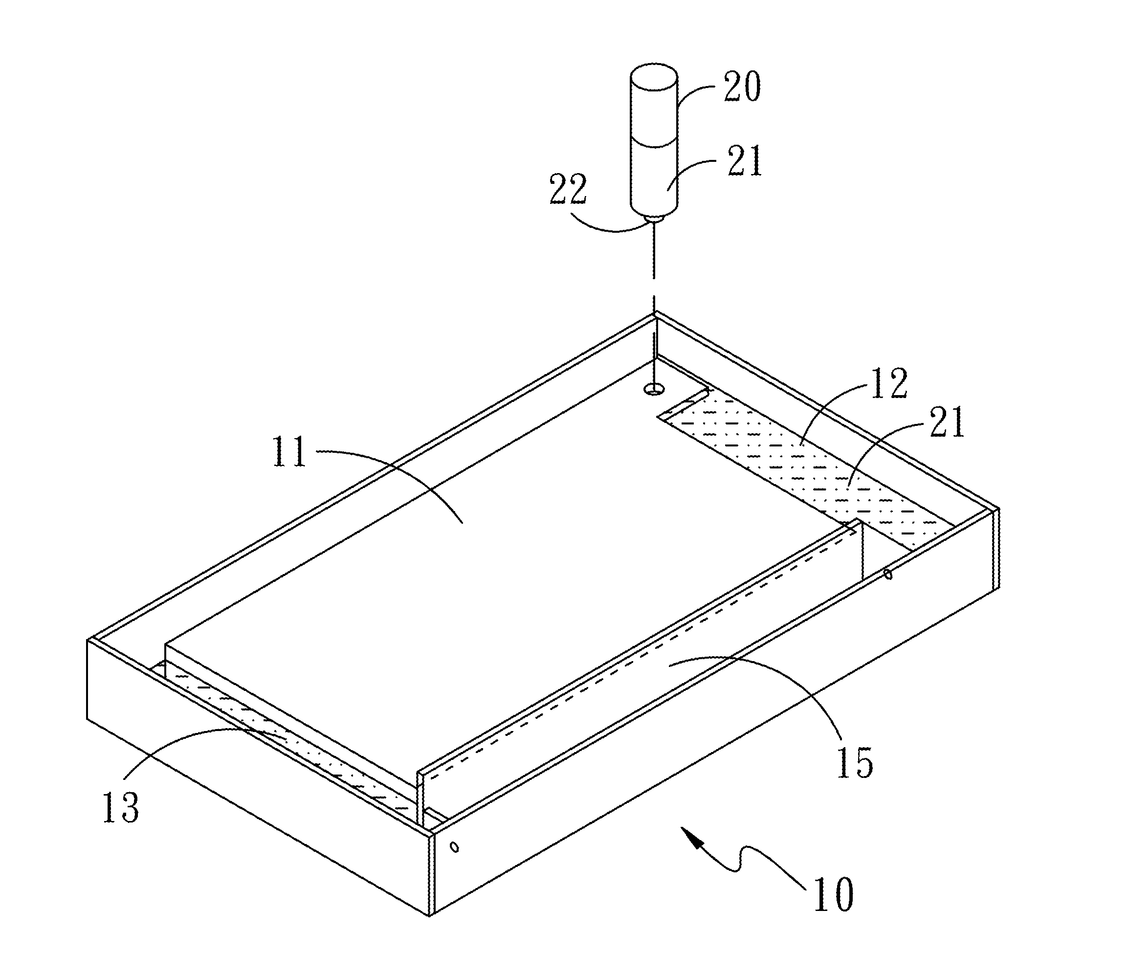 Hydroponic Device for Liquid Supply