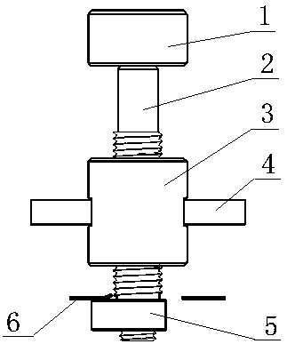 Sheet metal part stamping hole correcting device and method