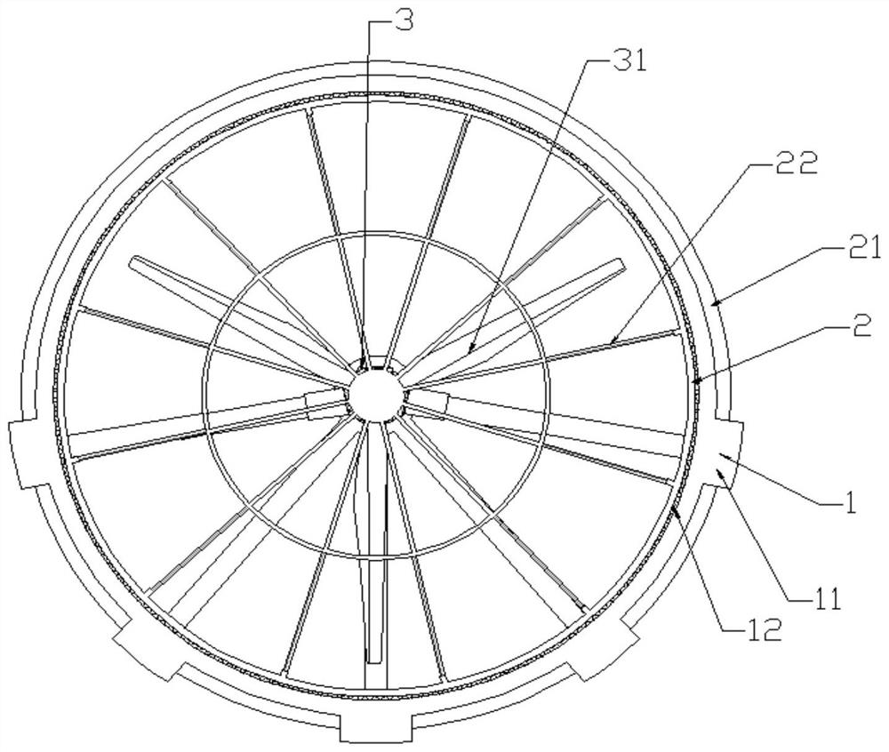 Rotor wing structure of triphibian unmanned aerial vehicle