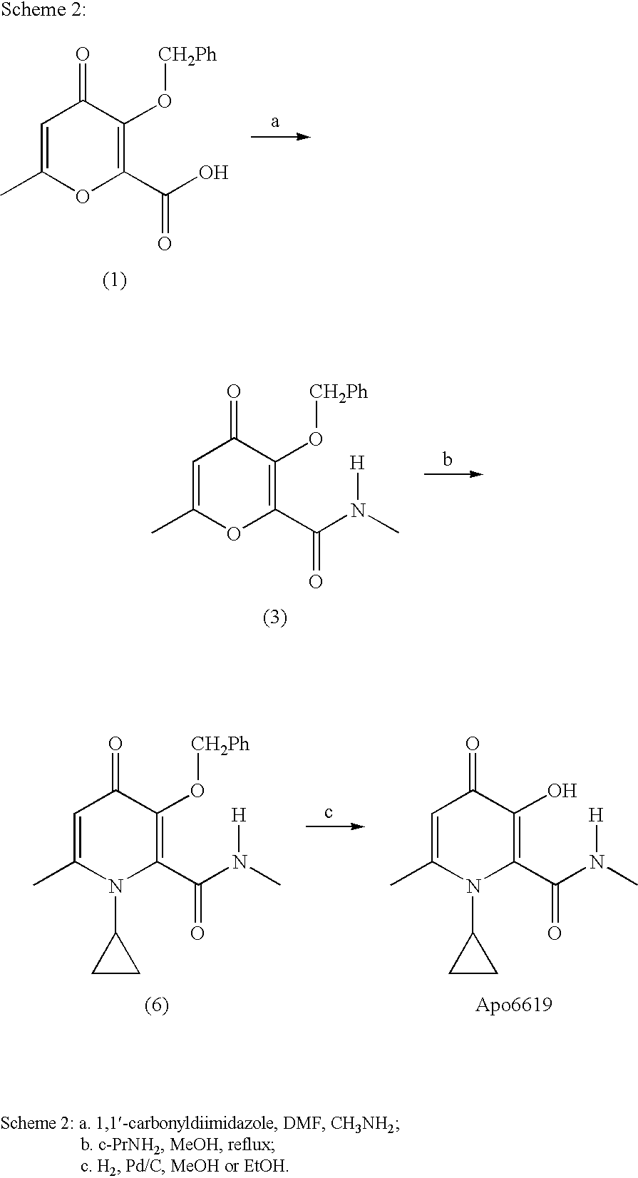 Process for the manufacture of 3-hydroxy-N-alkyl-1-cycloalky1-6-alkyl-4-oxo-1,4-dihydropyridine-2-carbox- amide and its related analogues