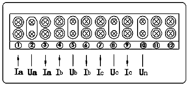 Three-phase harmonic measuring device based on wireless transmission