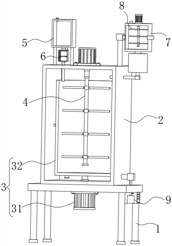 High-performance diamond wire dispersing agent, preparation method and mixing device thereof