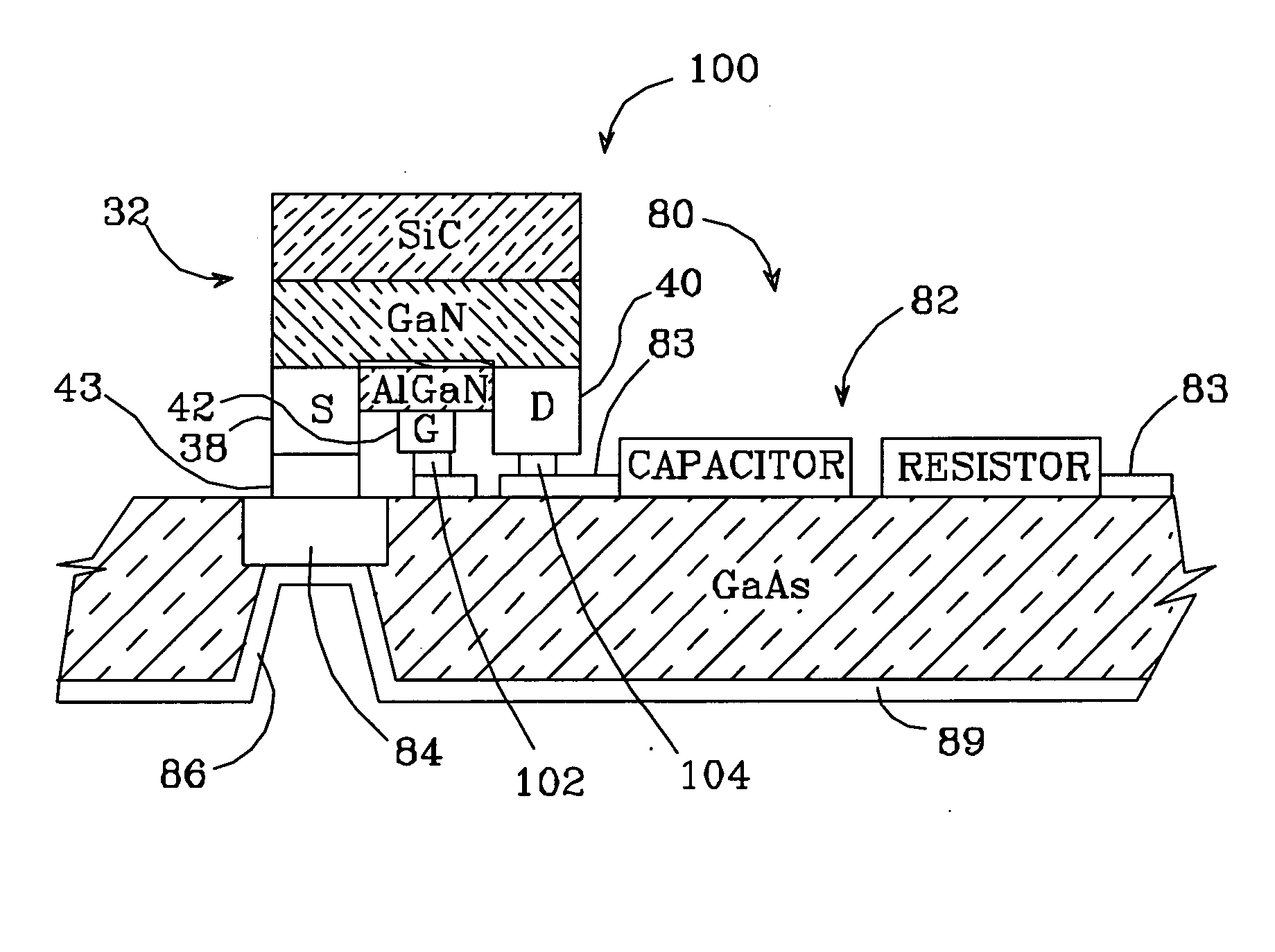 Group III nitride based flip-chip integrated circuit and method for fabricating