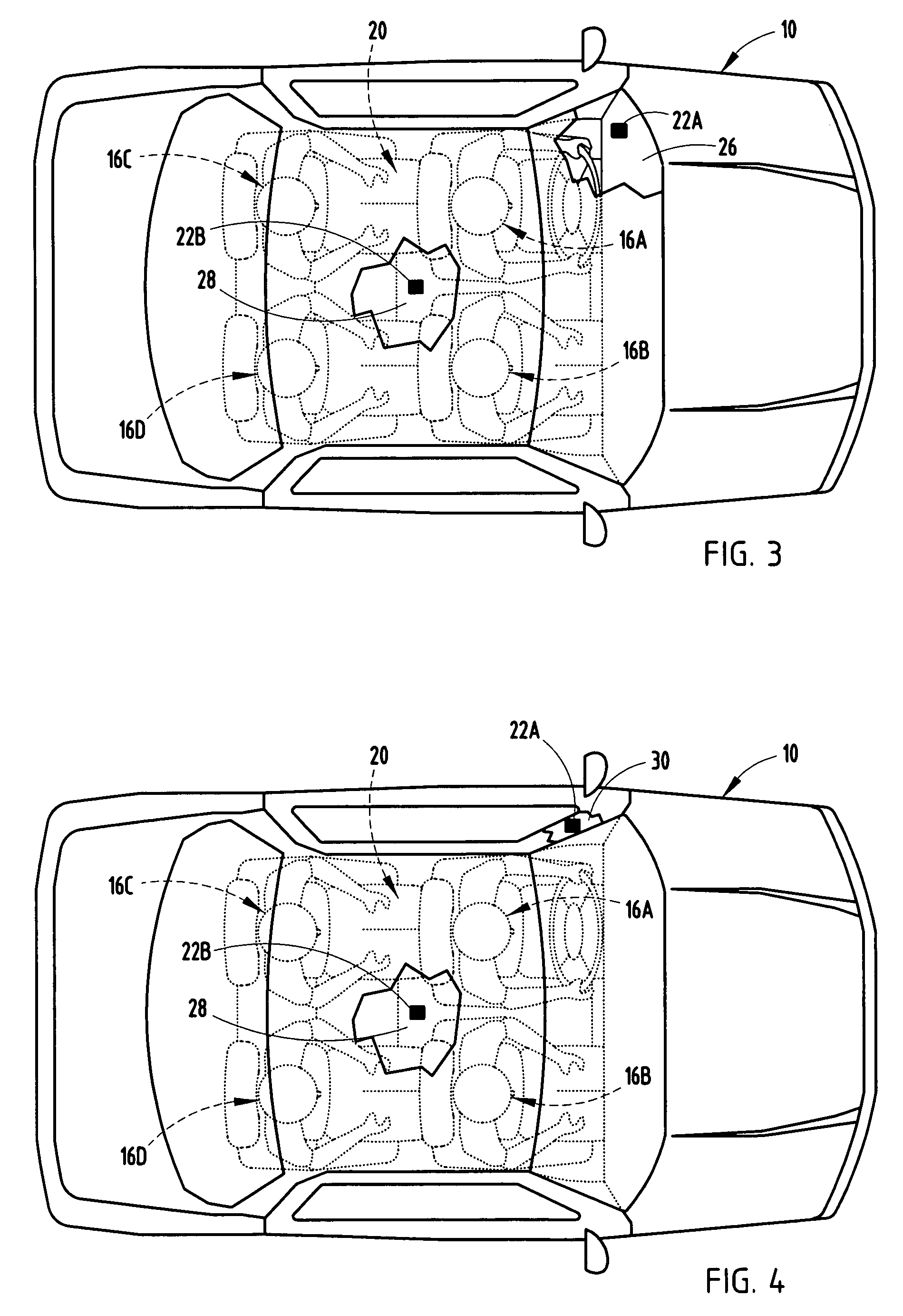 Vehicle RF device detection system and method