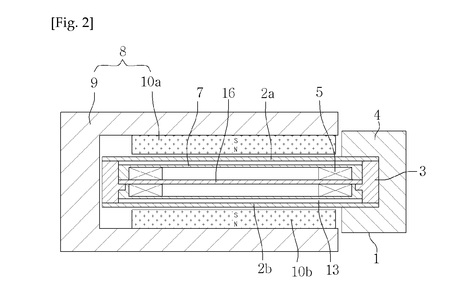 Armature of coreless linear motor and coreless linear motor using the same
