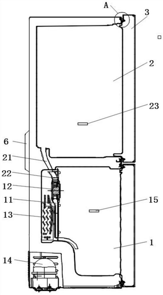 A moisturizing air-cooled refrigerator and its control method