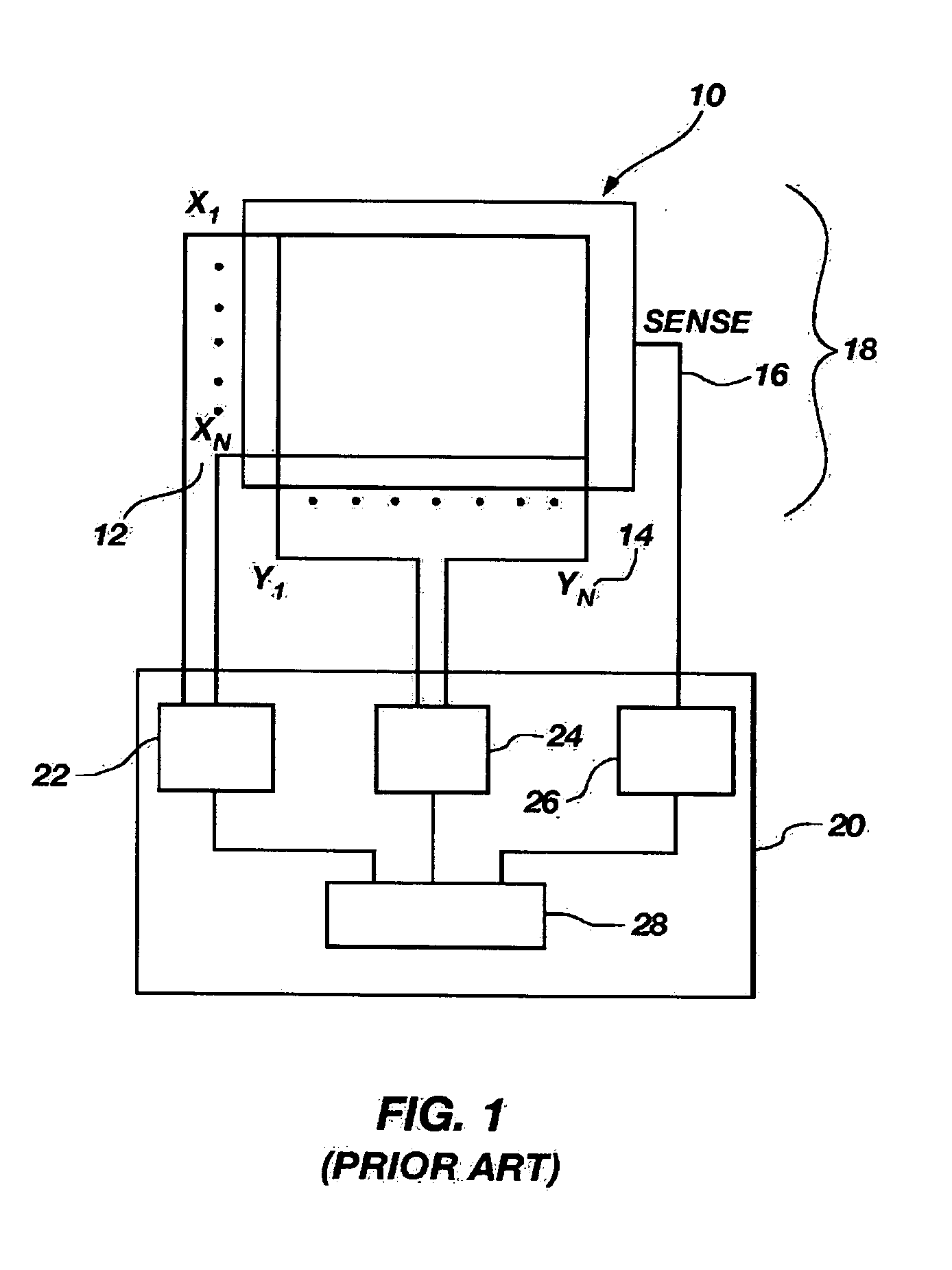 Method and system for performing scrolling by movement of a pointing object in a curvilinear path on a touchpad