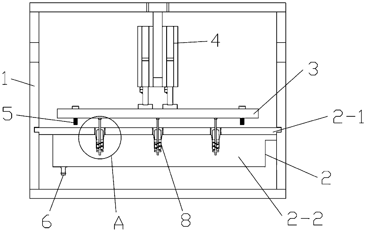 Valve core service life detection device and method