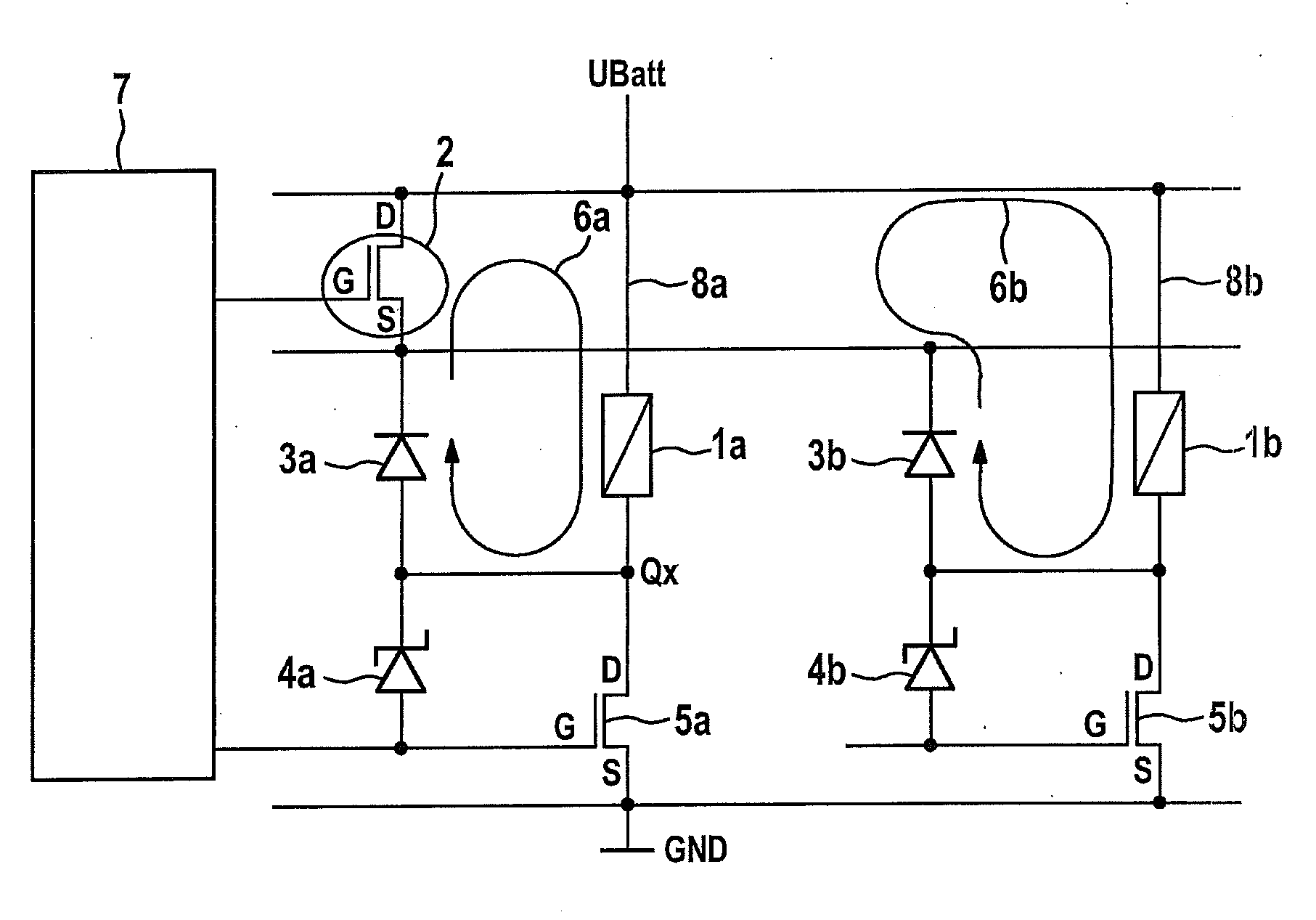 Device for Controling Electrically Actuable Valves in Different Operating Modes