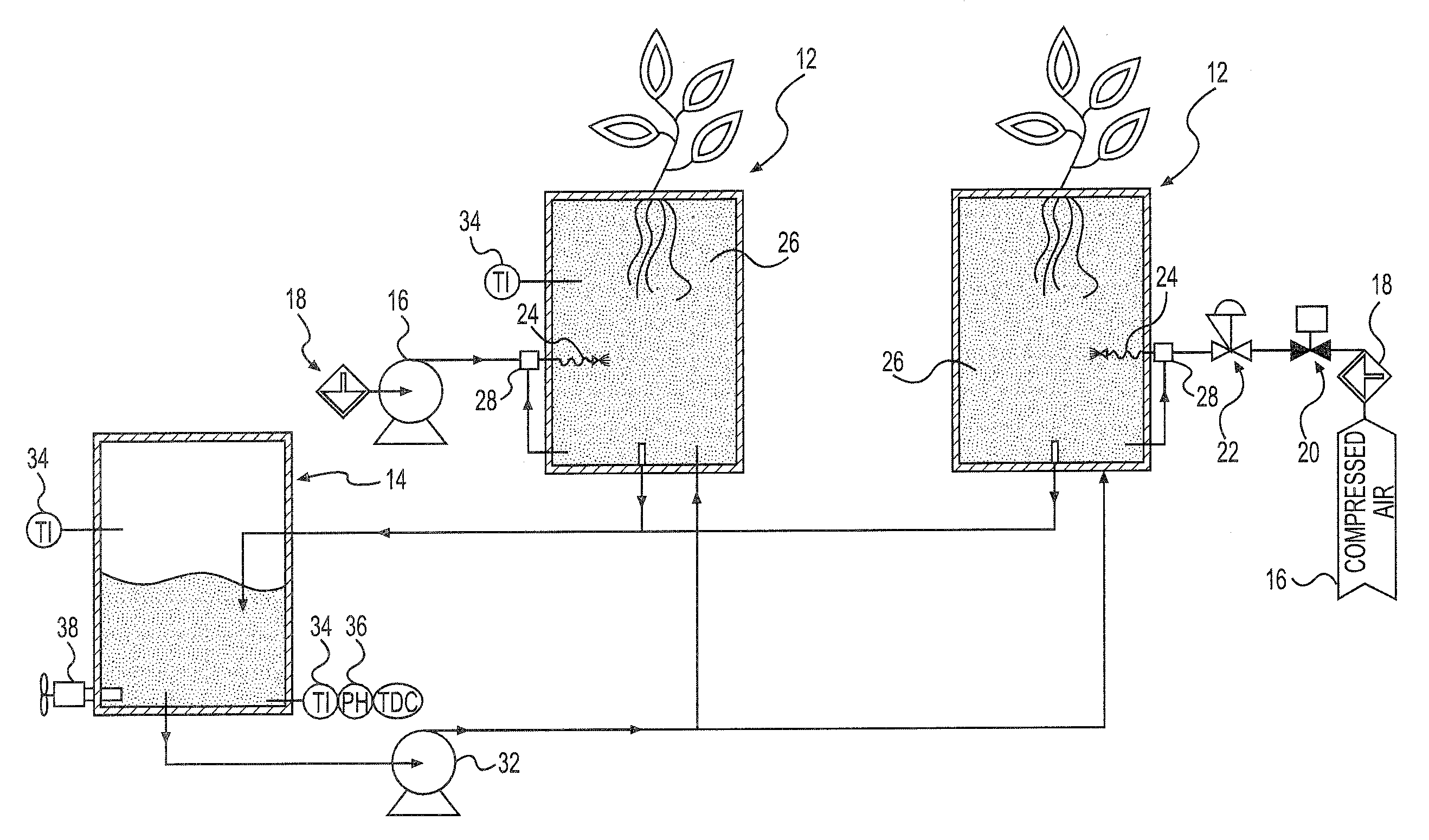 Aeroponic growing apparatus and method