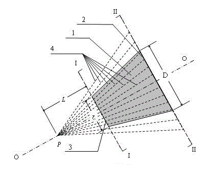 Impermeable choking and grouting method for rock plug truncated cone shell in deepwater