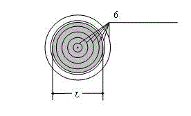 Impermeable choking and grouting method for rock plug truncated cone shell in deepwater