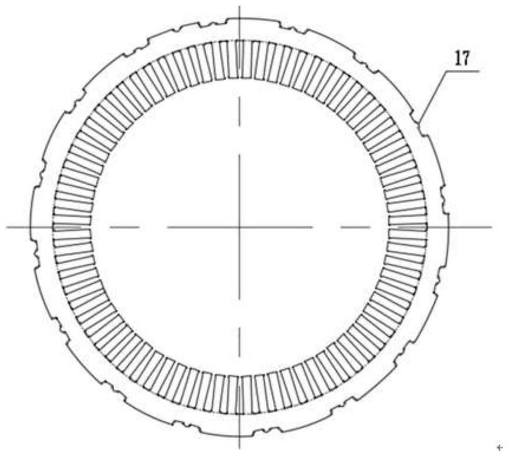 Electric vehicle permanent magnet motor with stator and rotor integrated ventilation cooling structure