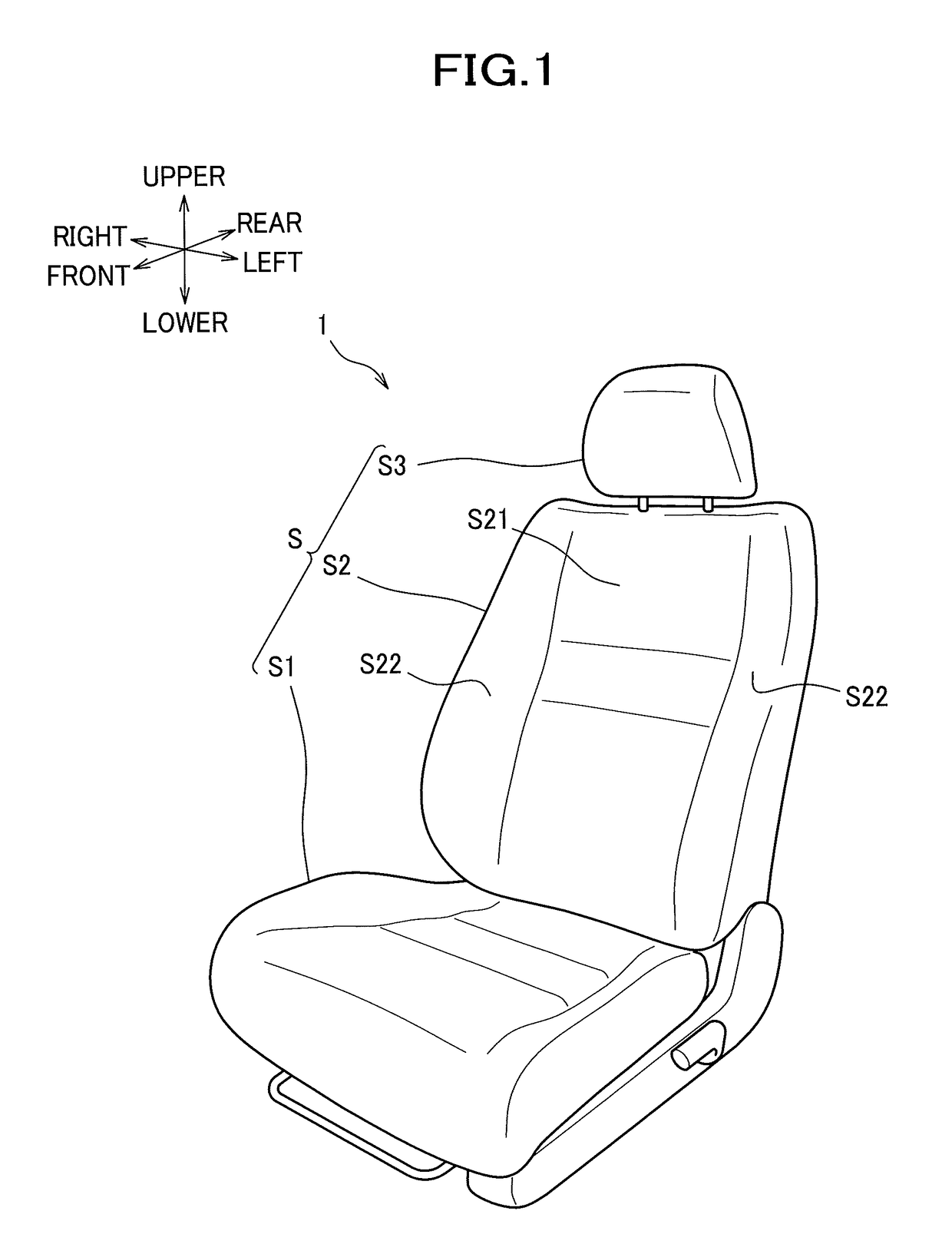 Seat device for vehicle