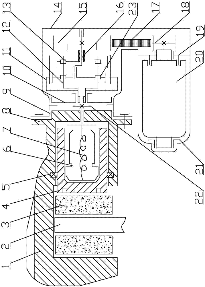 Electronic parking executing mechanism of vehicle braking system