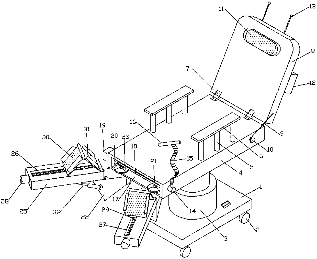 Medical diagnosis and treatment device for gynecological disease