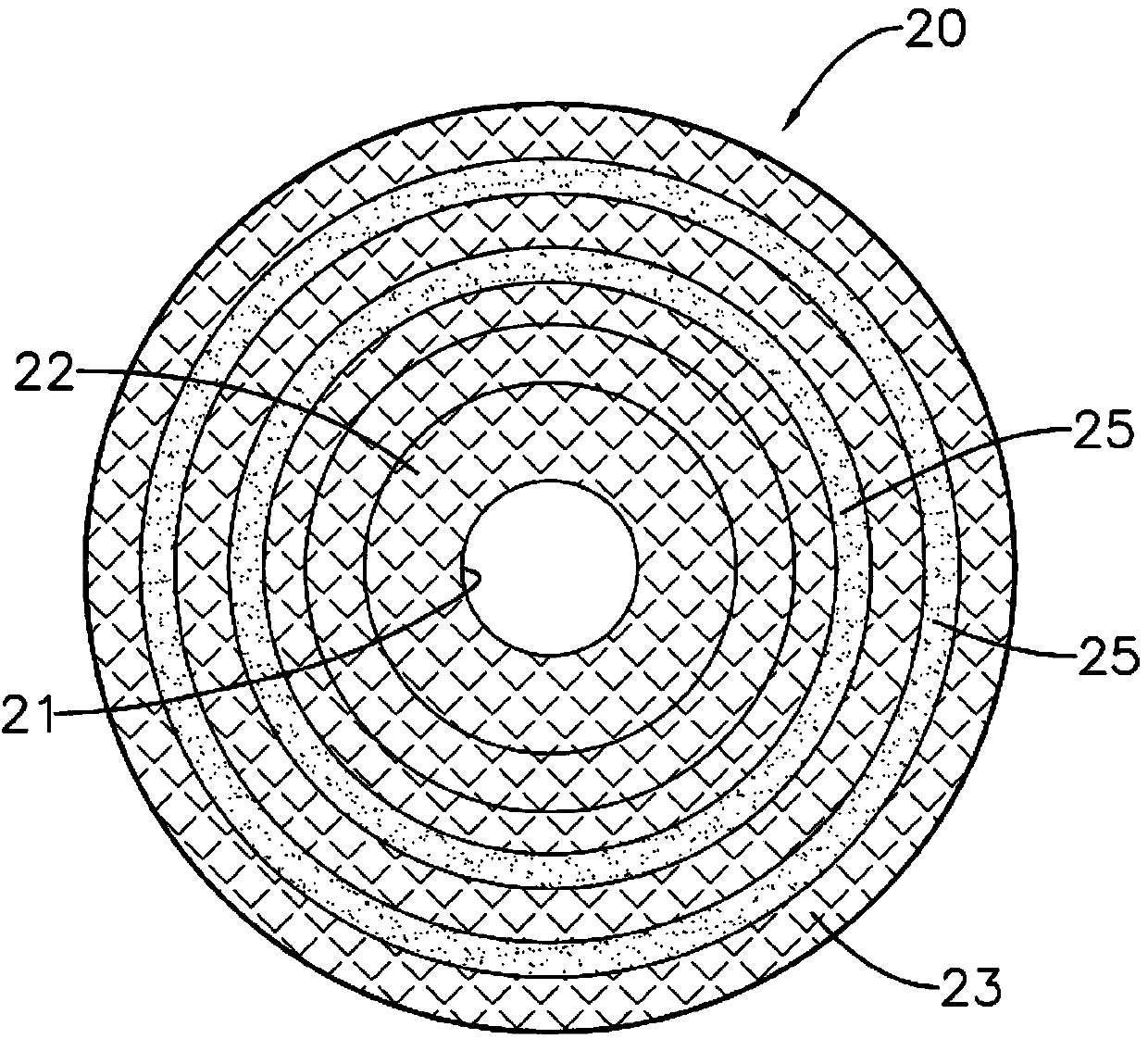 Grinding cloth wheel and manufacturing method of grinding cloth wheel