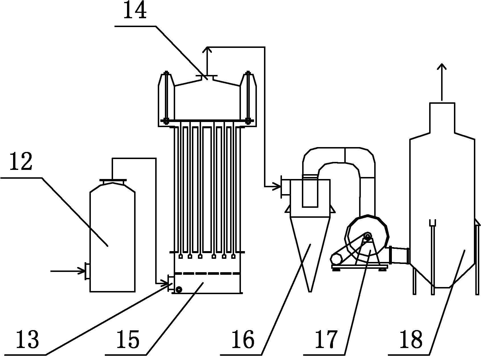 Device and method for decomposing rare earth ore through sulfuric acid low-temperature dynamic roasting