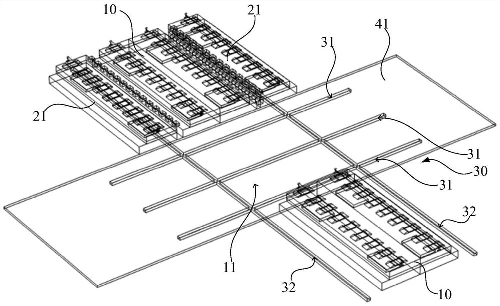 Movable track structure at railway plane intersection