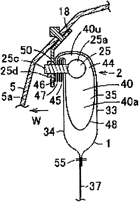 Safe air bag device