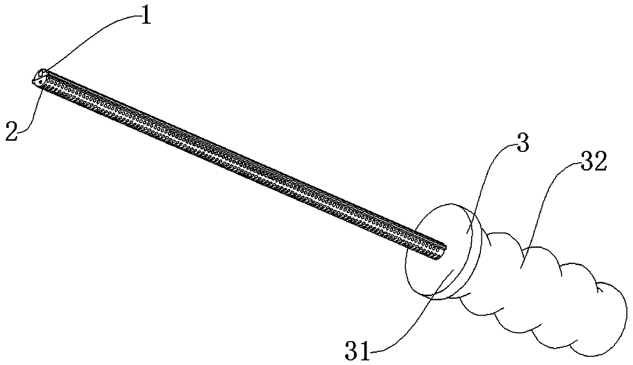 Microcatheter shaping auxiliary support for aneurysm interventional operation and preparation method of support