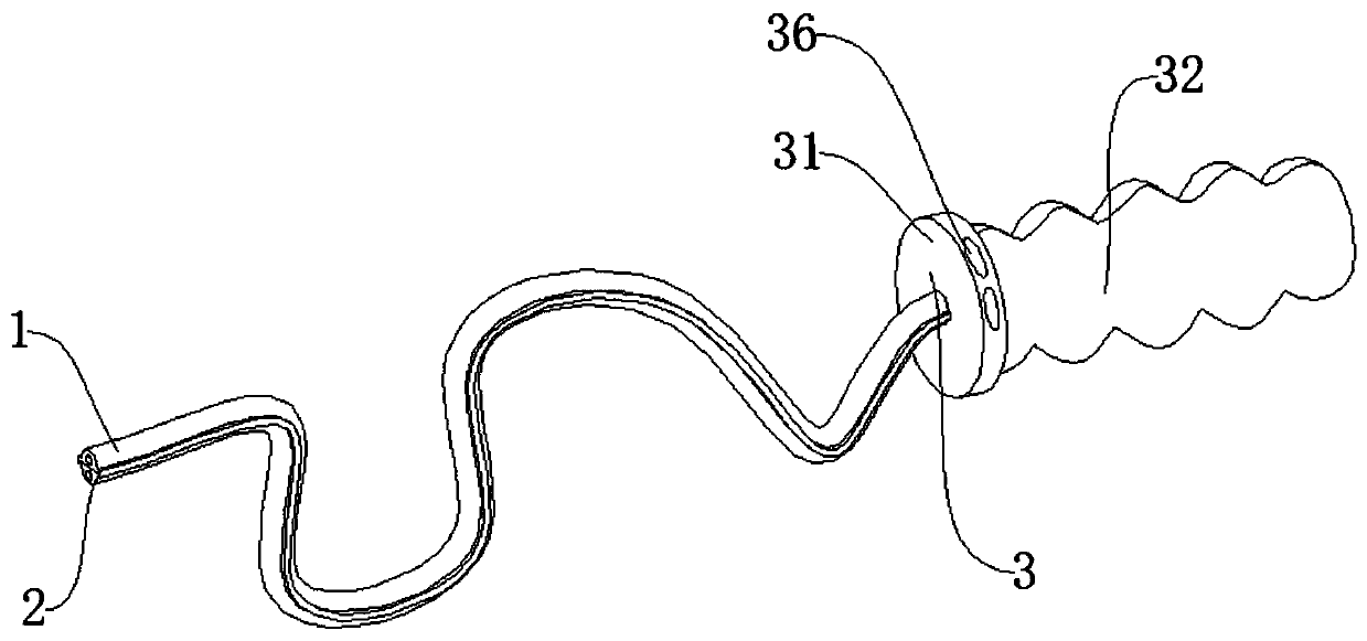 Microcatheter shaping auxiliary support for aneurysm interventional operation and preparation method of support