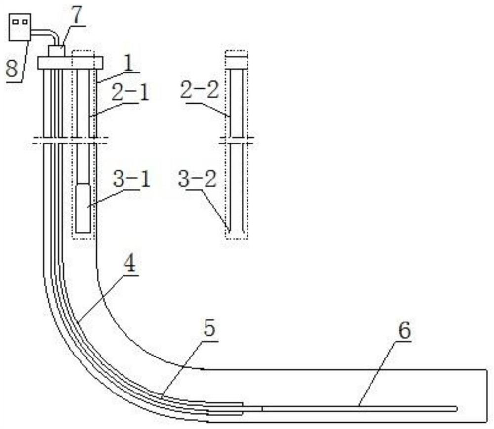 Downhole steam secondary electric heating pipe column and heating method
