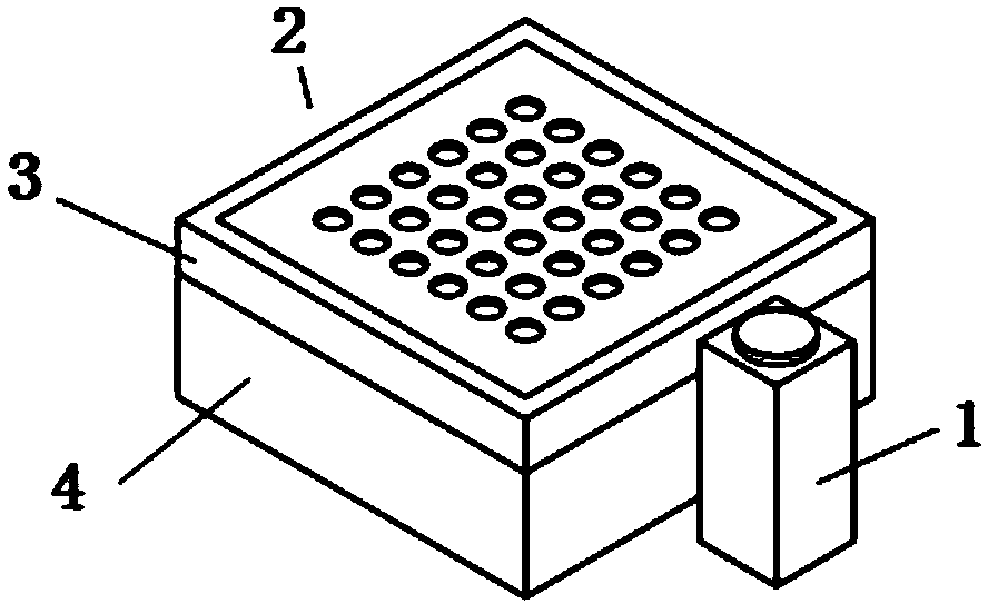 Small hole array miniature electrostatic electric thruster