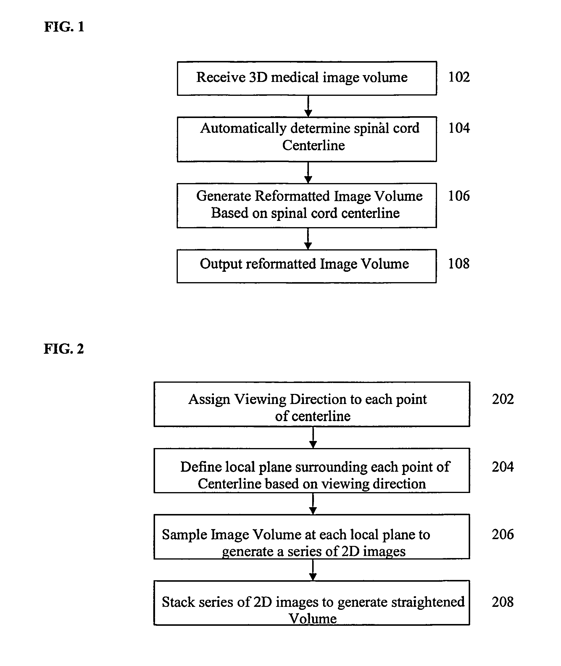 Method and system for spine visualization in 3D medical images