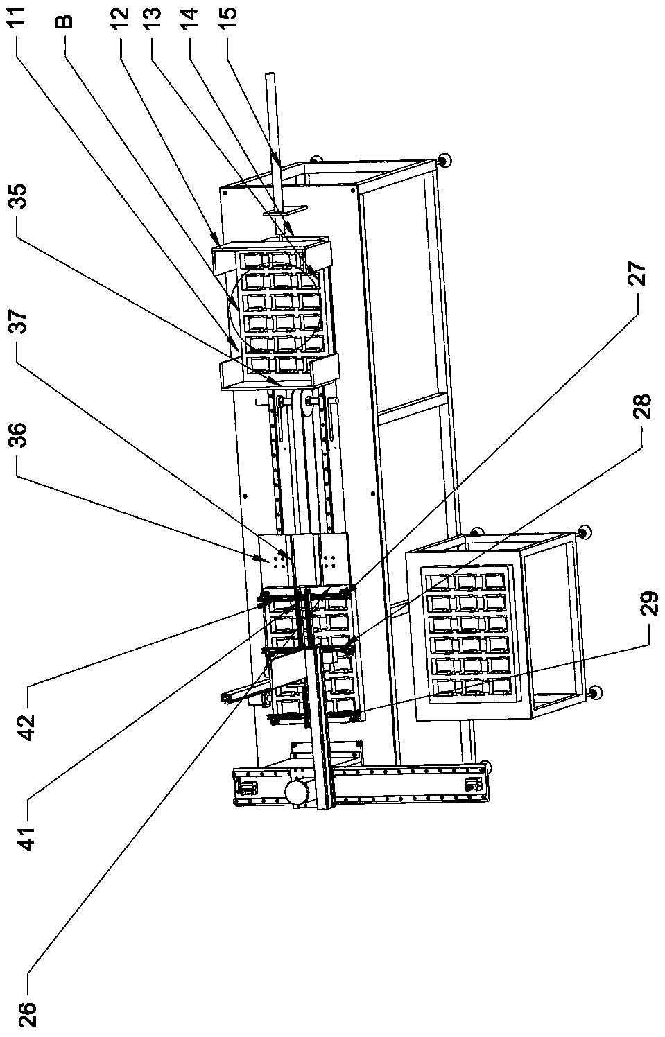 Working method of utilizing intelligent device to clamp various building bricks