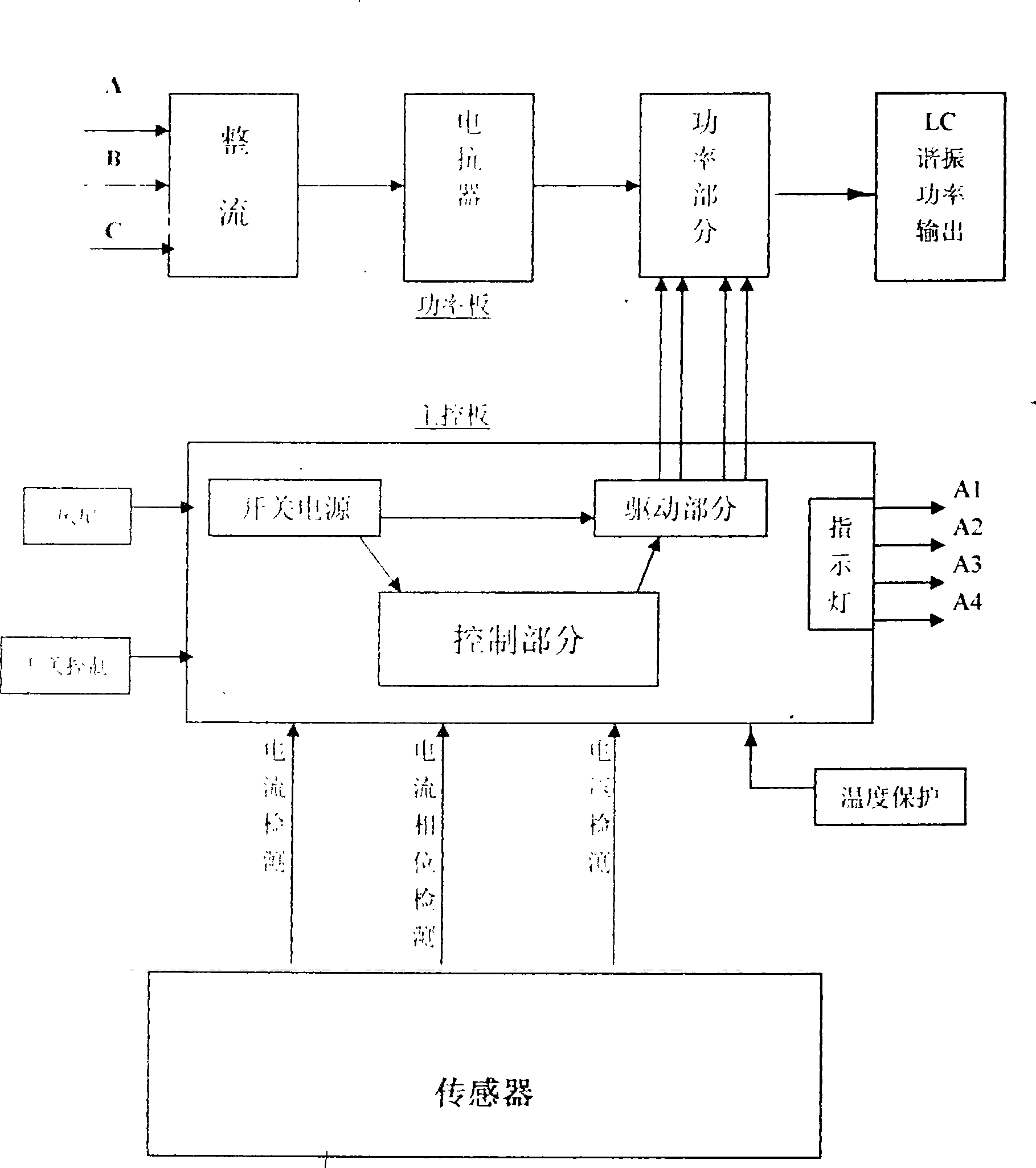 Induction heating power supply circuit