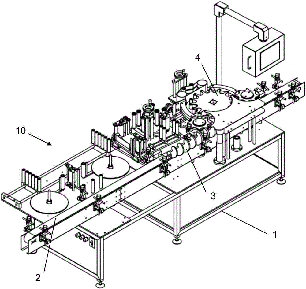 An astrolabe rotary labeling machine