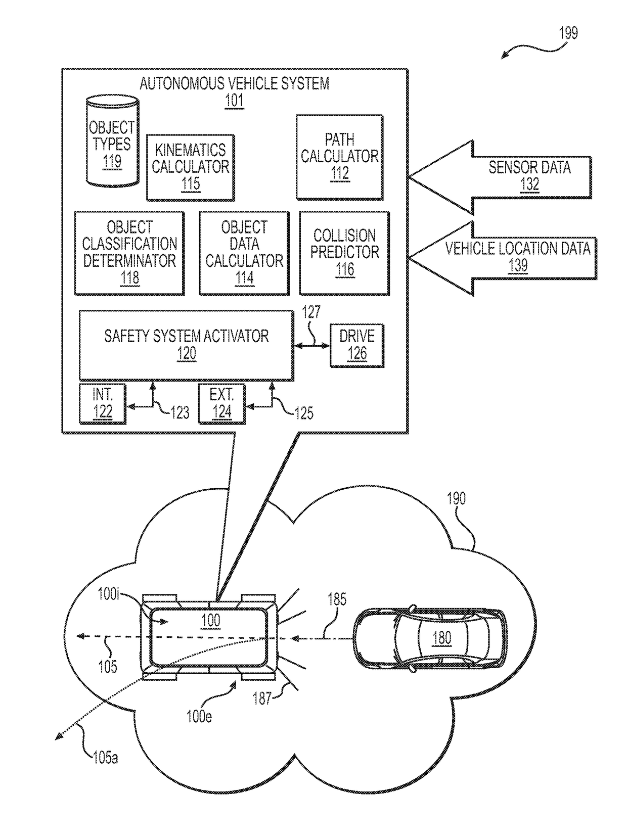 System of configuring active lighting to indicate directionality of an autonomous vehicle