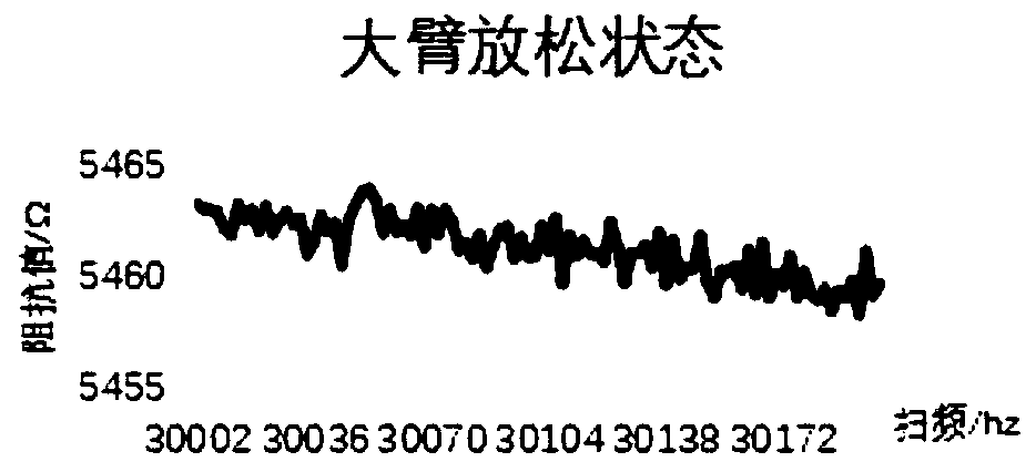 Fatigue degree evaluation system based on electrical impedance