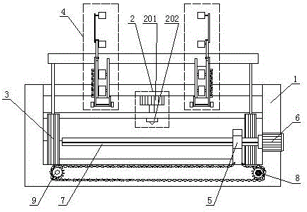 Waterproof material packing device