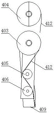 Waterproof material packing device