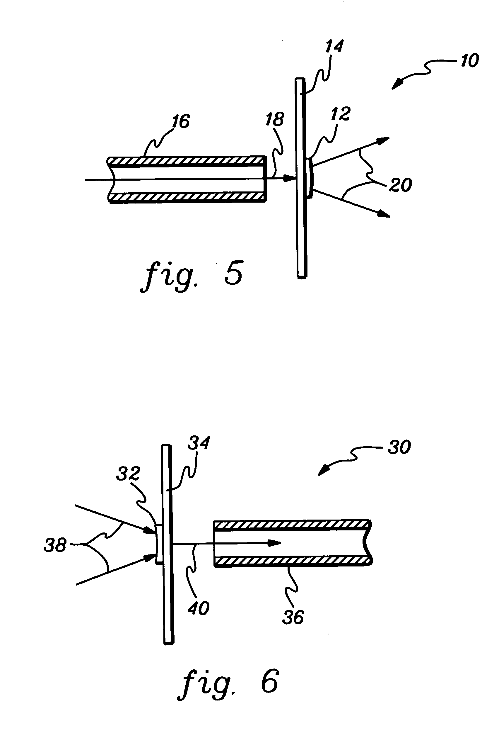 Methods and devices for coupling electromagnetic radiation using diffractive optical elements