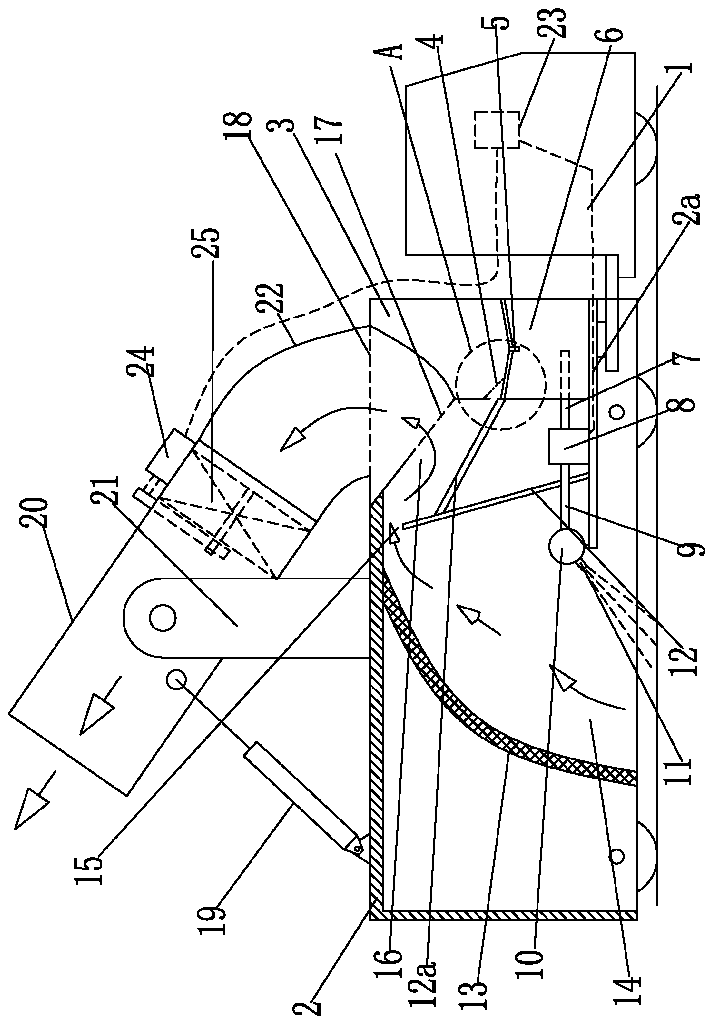 Sealed floor washing sanitation vehicle